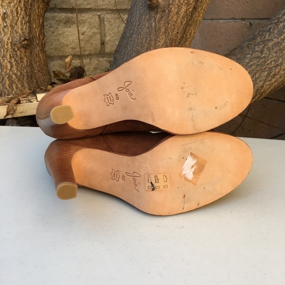 JOIE Chap Suede Boots Tassels Fringe - Picture 7 of 7